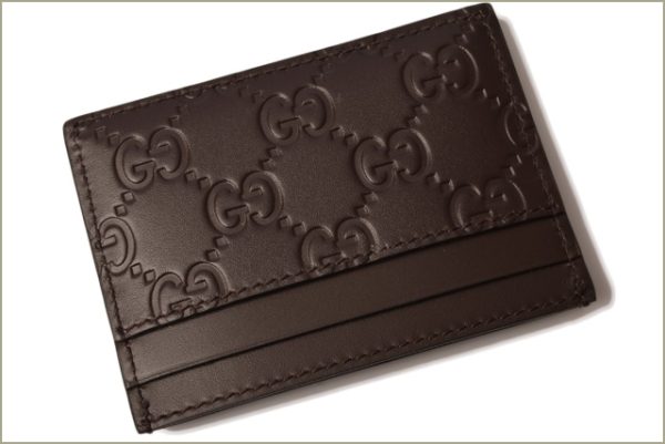 g 18 024 3 Gucci Card Case Guccisima Brown