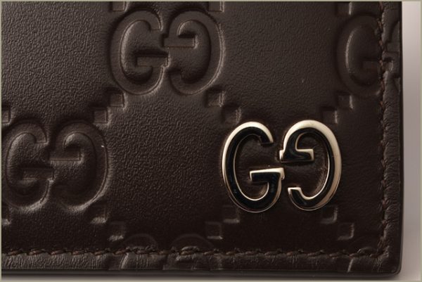 g 18 024 5 Gucci Card Case Guccisima Brown