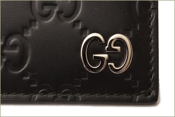 g 18 025 3 Gucci Card Case Guccisima Black