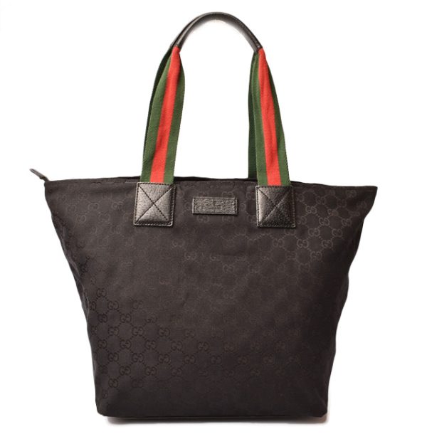 g 18 035 1 Gucci Tote Shoulder Bag Black