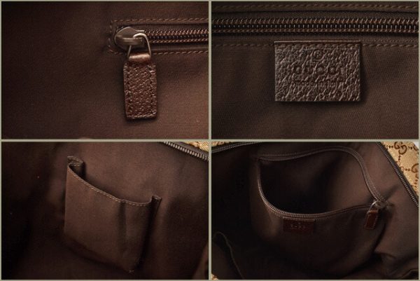 g 18 036 7 Gucci Messenger Bag GG Brown Beige