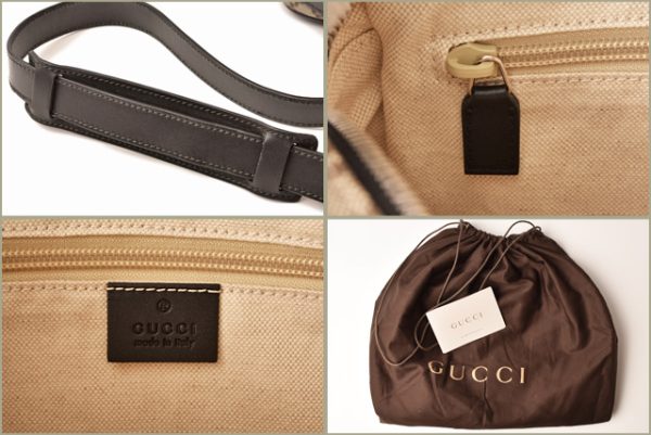 g 19 005 10 Gucci Shoulder Bag Diamante Brown Beige