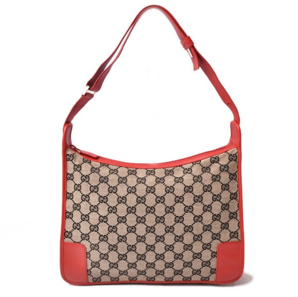 g 19 013 1 Gucci Shoulder Bag GG Blue Beige Red