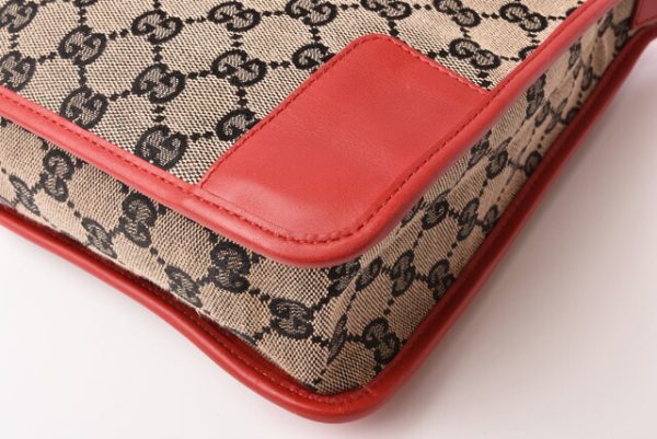 g 19 013 5 Gucci Shoulder Bag GG Blue Beige Red