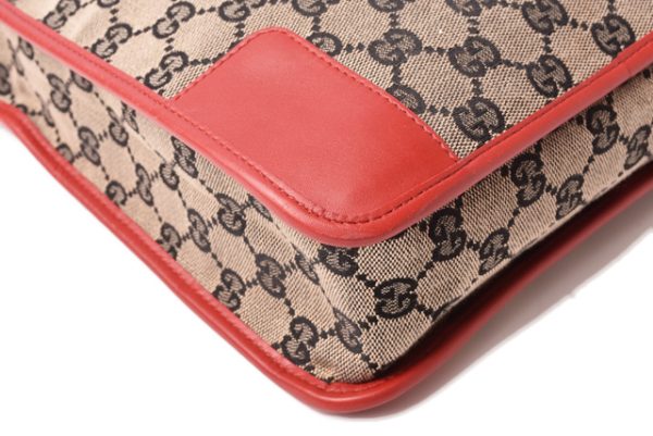 g 19 013 6 Gucci Shoulder Bag GG Blue Beige Red