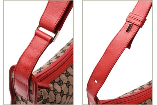 g 19 013 8 Gucci Shoulder Bag GG Blue Beige Red