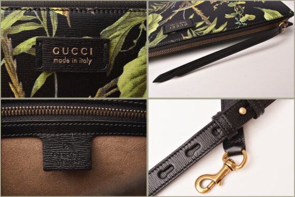 g 19 015 10 Gucci Shoulder Bag Tropical Black Multi