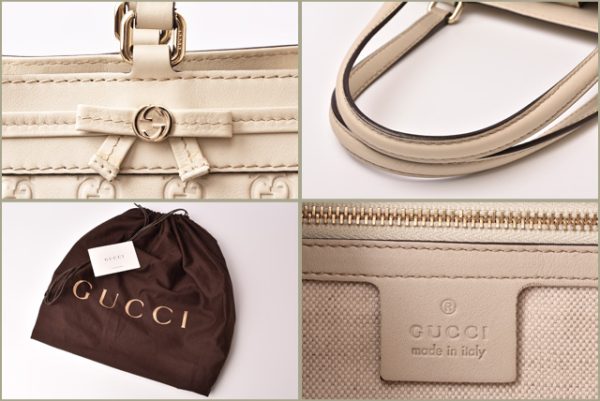 g 19 024 7 Gucci Tote Bag Guccisima Ivory