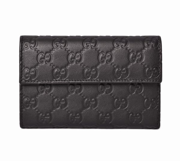 g 19 031 1 Gucci 3 FWallet Guccisima Black