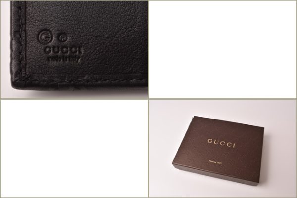 g 19 031 8 Gucci 3 FWallet Guccisima Black