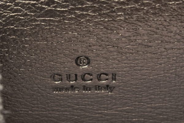 g 19 051 6 Gucci Coin Case Guccisima Metallic Khaki