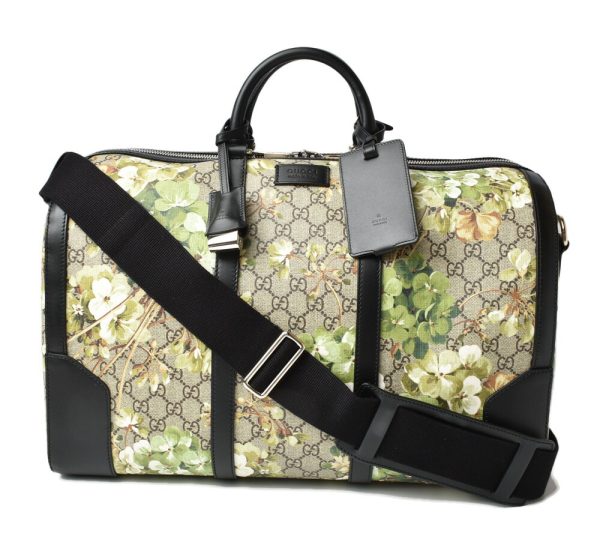 g 19 055 1 Gucci Bag GG Blooms Green Beige