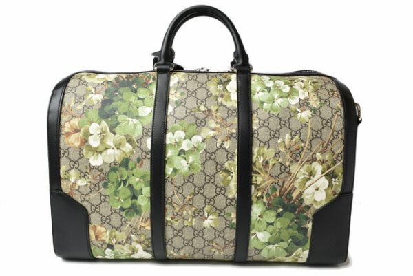 g 19 055 4 Gucci Bag GG Blooms Green Beige