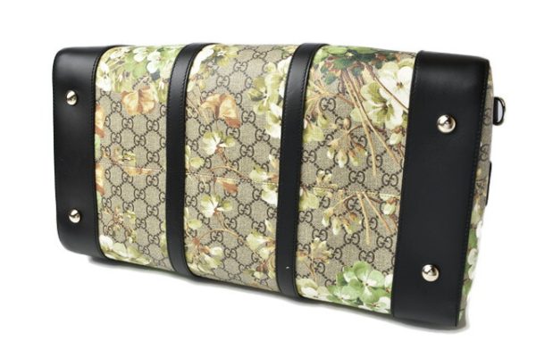 g 19 055 8 Gucci Bag GG Blooms Green Beige