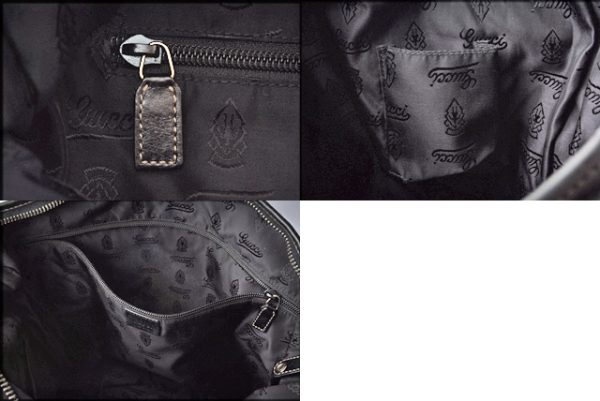 g 19 058 11 Gucci Shoulder Bag Soft Black