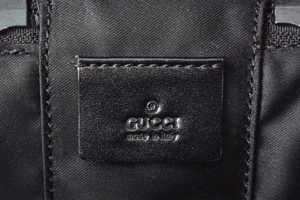 g 20 005 6 Gucci Mini Vanity Bag GG Maron Black