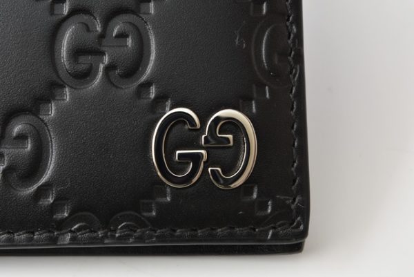 g 20 011 4 Gucci BillfWallet Guccisima Black