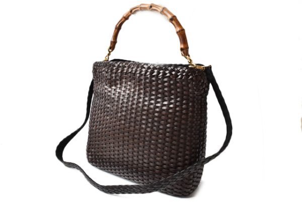 g 201008 07 2 Gucci Bag Bamboo Mesh Brown