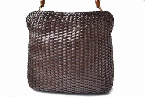 g 201008 07 3 Gucci Bag Bamboo Mesh Brown