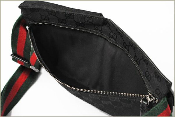 g 696 4 Gucci Waist Pouch GG Black