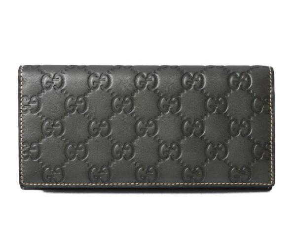 g 832 1 Gucci Long Wallet Guccisima Khaki