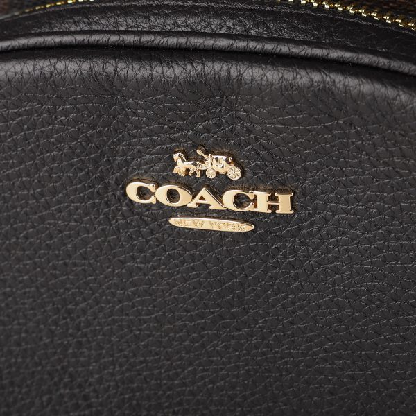 gco5671imaa8 7 Coach Signature Rucksack Brown Black