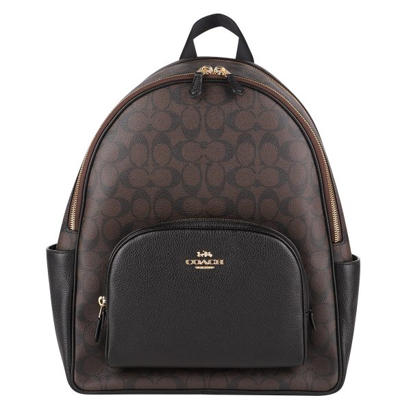 gco6495imaa8 1 Coach Signature Rucksack Brown Black