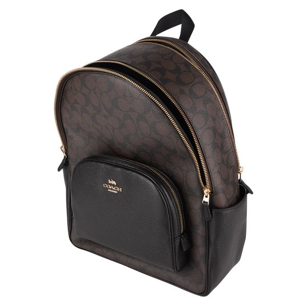 gco6495imaa8 4 Coach Signature Rucksack Brown Black