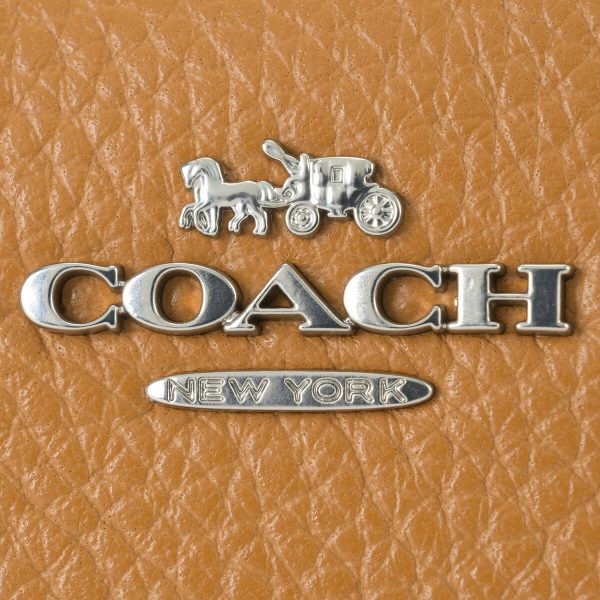 gcoc2862svqd 8 Coach Pebbled C2862 Wallet Brown