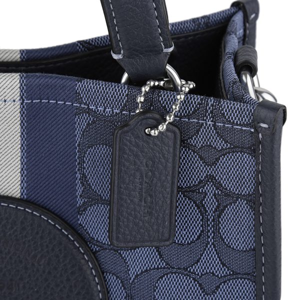 gcoc8417svvgd 9 Coach Signature Jacquard Tote Bag Blue