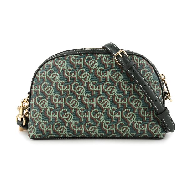 gcocf343imgrn 2 Coach Signature Monogram Shoulder Bag Green