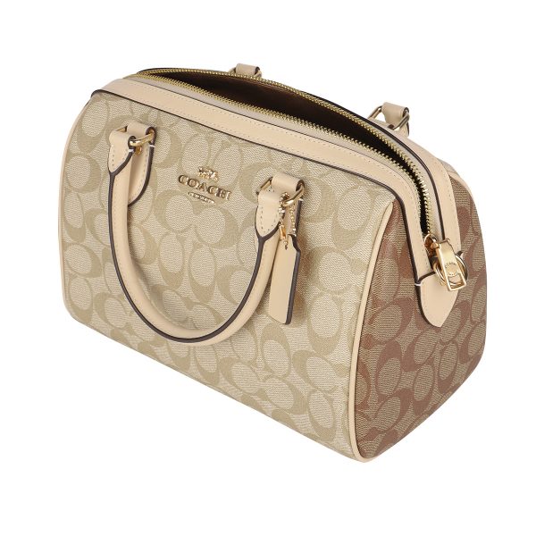 gcoch486imot4 4 Coach Signature Handbag Beige