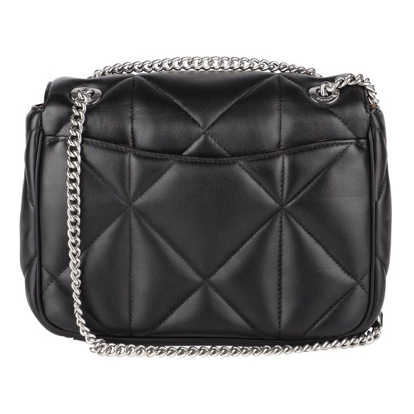 gcocj611svdtv 2 Coach Puffy Diamond Quilting Shoulder Bag Black