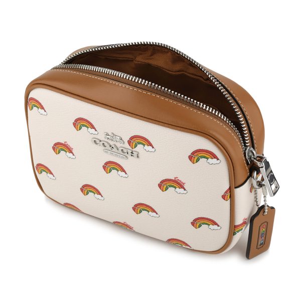 gcocj647svcah 4 Coach Rainbow Shoulder Bag White Multicolor