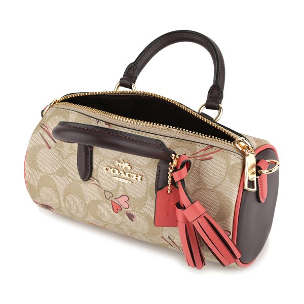 gcock562imot4 4 Coach Signature Heart Star Shoulder Bag Beige