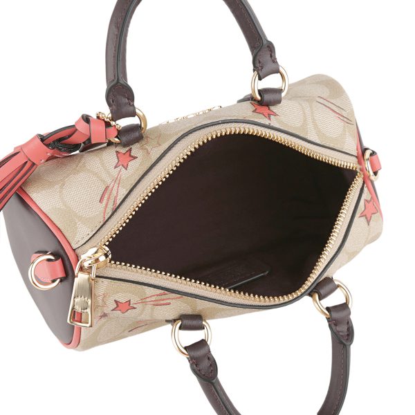 gcock562imot4 5 Coach Signature Heart Star Shoulder Bag Beige