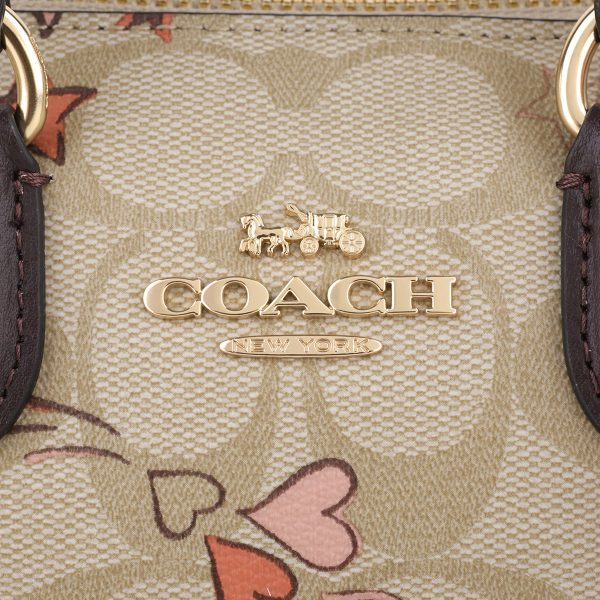 gcock562imot4 7 Coach Signature Heart Star Shoulder Bag Beige