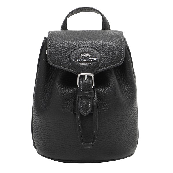 gcocl408svdtv 1 Coach Amelia CL408 SVDTV Rucksack Black