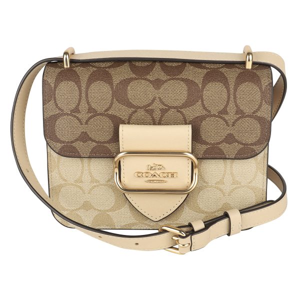 gcocl429imot4 1 Coach Signature Shoulder Bag Beige