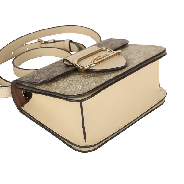 gcocl429imot4 3 Coach Signature Shoulder Bag Beige