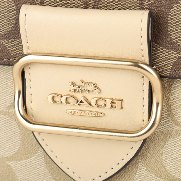 gcocl429imot4 7 Coach Signature Shoulder Bag Beige