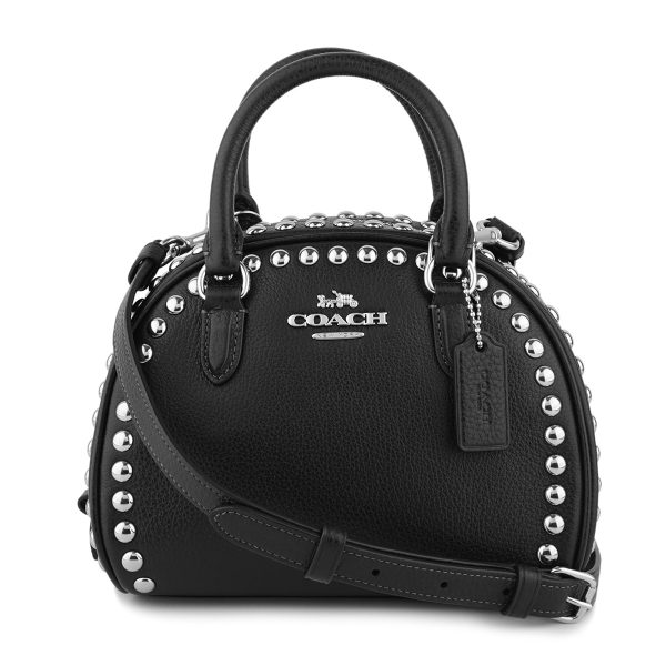 gcocm071svdtv 1 Coach rivet Sydney CM071 SVDTV handbag black