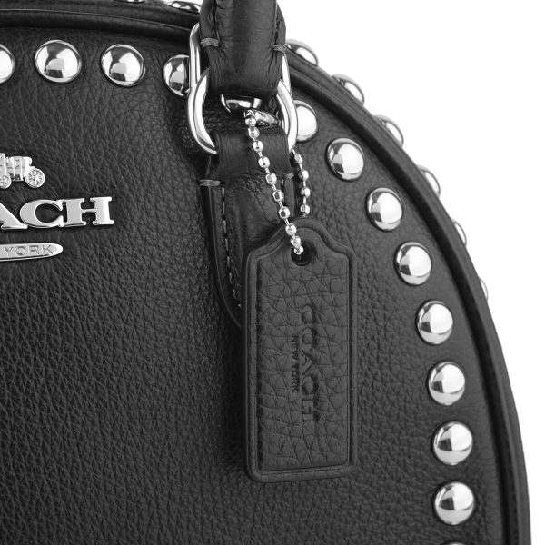 gcocm071svdtv 9 Coach rivet Sydney CM071 SVDTV handbag black