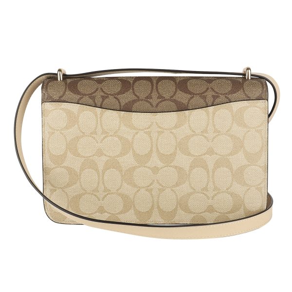 gcocm089imot4 2 Coach Shoulder Bag Signature Color Block Beige