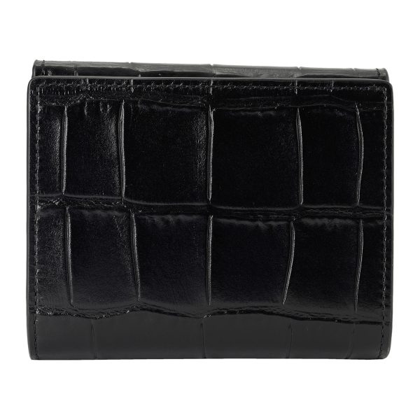 gcocm263imblk 2 Coach Crocodile Wallet Black