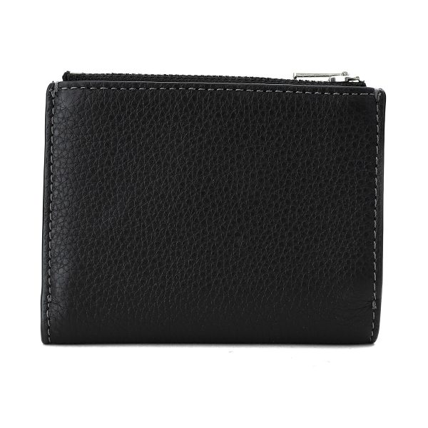 gcocm315svdtv 2 Coach Pebbled Wallet Black