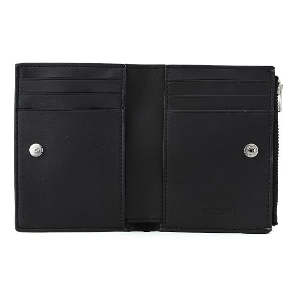 gcocm315svdtv 5 Coach Pebbled Wallet Black