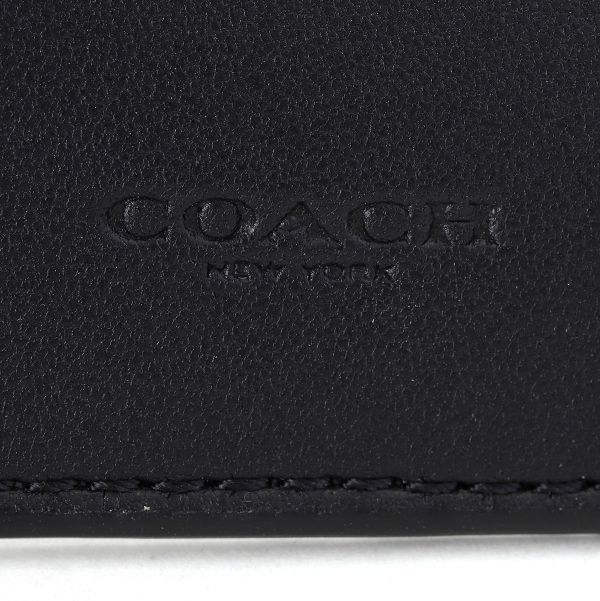 gcocm315svdtv 9 Coach Pebbled Wallet Black