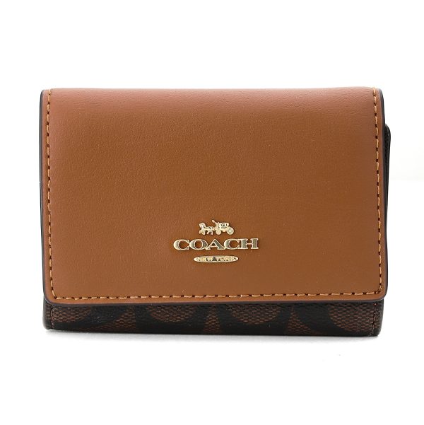 gcocm761imw6s 1 Coach Signature Wallet Brown