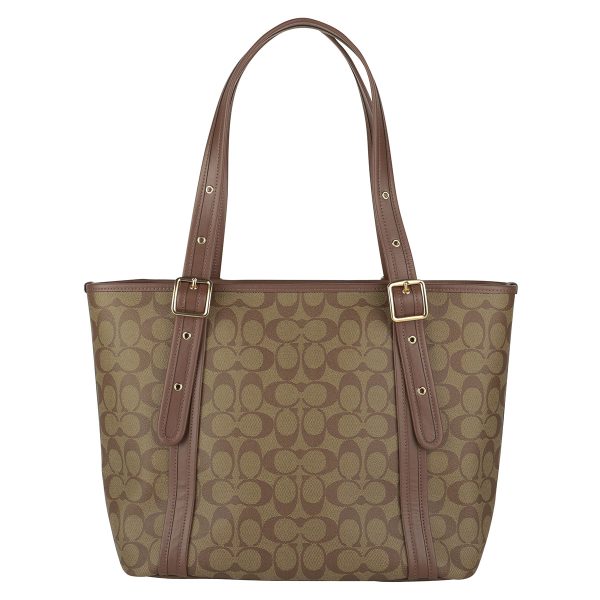 gcocn328imbdx 2 Coach Signature Tote Bag Brown